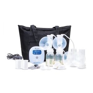 Ameda Mya Joy Plus Double Electric Breast Pump with Rechargeable Battery with To